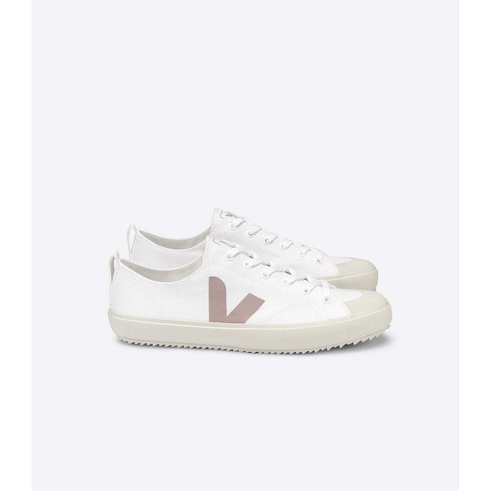 Veja NOVA CANVAS Schoenen Dames White/Brown | NL 475YXF